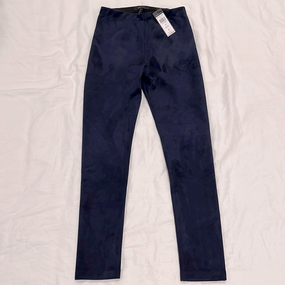 NWT BCBG MAXAZRIA Women's High Rise Navy Mason Leggings Size M